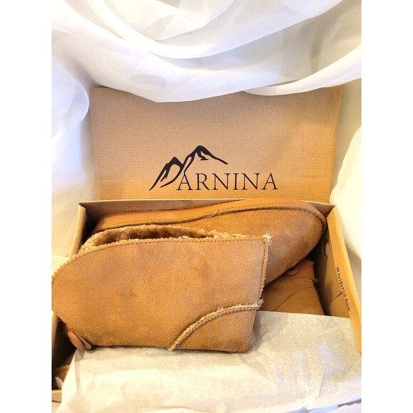 🖤 Brand New Women's Black Arnina Cozy Faux Fur Winter Boots Size 6.5, 7 - Picture 11 of 16